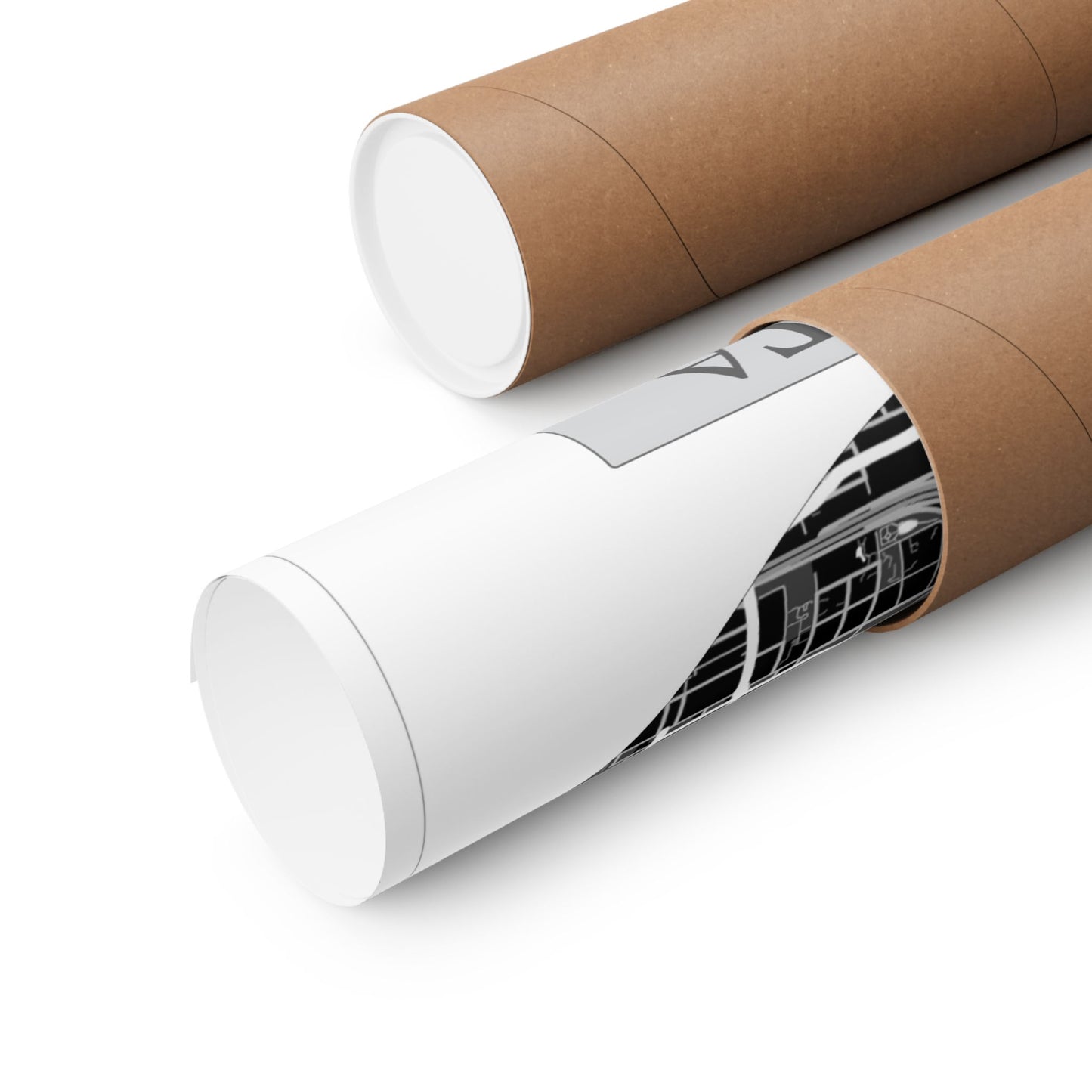 Atlanta - LatLong series - Matte Paper Poster