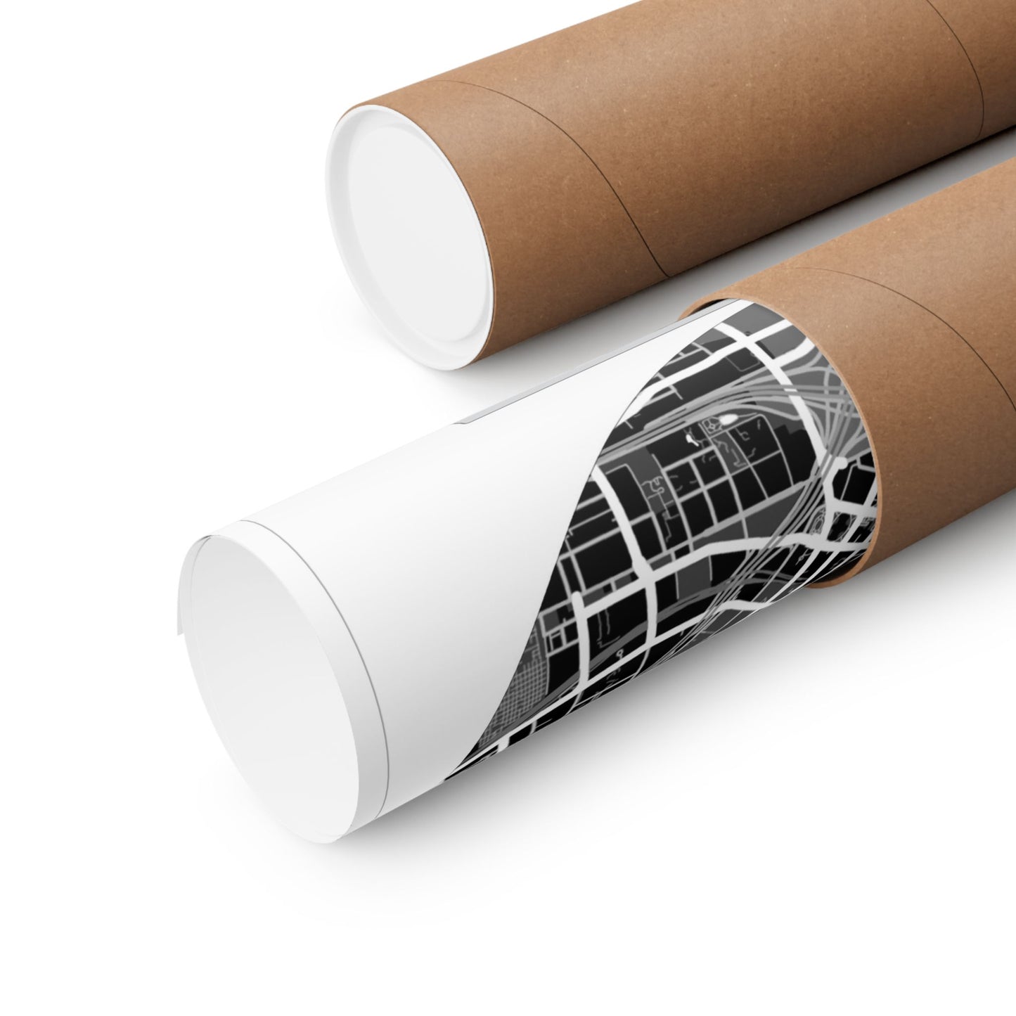 Atlanta - LatLong series - Matte Paper Poster